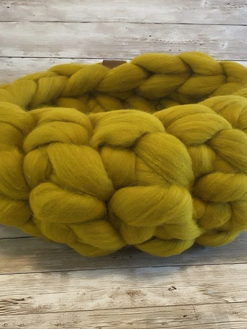 Cat / Small Dog Yarn Bed Mustard Yellow Chunky Yarn Homemade Merino Wool Cozy